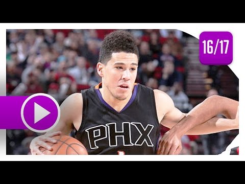 Devin Booker Full Highlights vs Trail Blazers (2017.04.01) - 31 Pts, 7 Ast