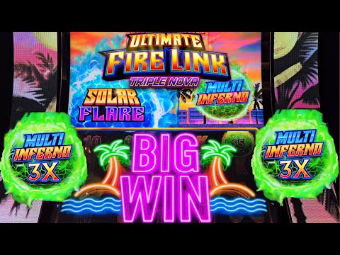 New Slot Ultimate Fire Link Triple Nova - Big Bets & Big Wins! Multi Inferno Feature!