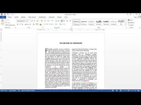 Multiple Page Numbering in MS Word