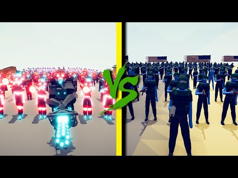 WW2 ARMY vs NEON ARMY - Totally Accurate Battle Simulator TABS