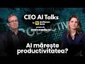 CEO AI Talks AI Mărește Productivitatea Cu Zdenek Romanek Raiffeisen Bank Ela Moraru Google