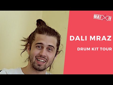 Dali Mraz presents his drum kit