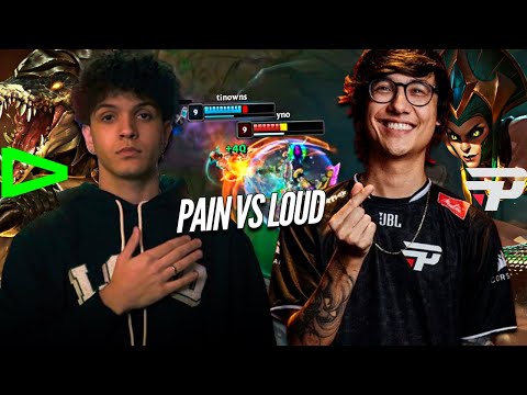 PAIN TINOWNS de CASSIOPEIA vs LOUD XYNO de RENEKTON - DUELO de CBLOL 2026