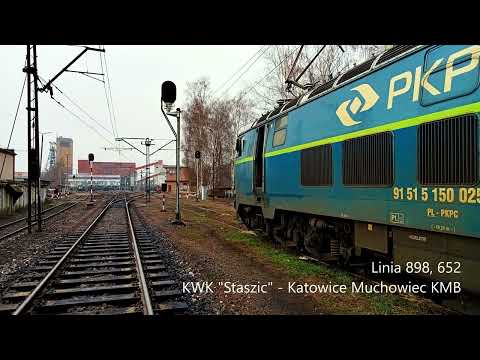 CabView- Linia 898, 652 -  KWK "Staszic" - Katowice Muchowiec KMB. 2022r. /1440HD/.