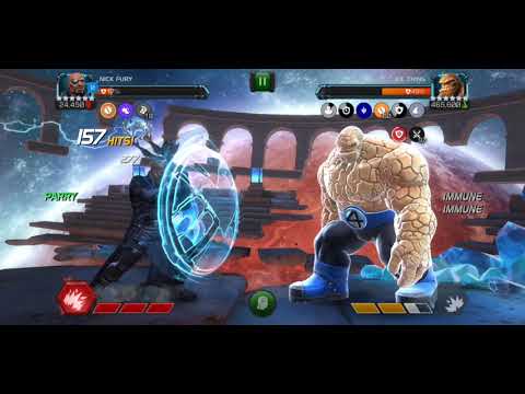 r3 Nick Fury is great for Abyss thing. 50 percent in one shot?!