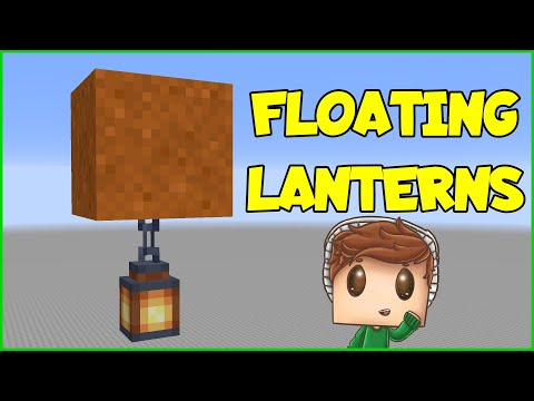 Dewlan - Minecraft Tutorial: How to Make the Floating Sand Lantern (Cursed Minecraft)