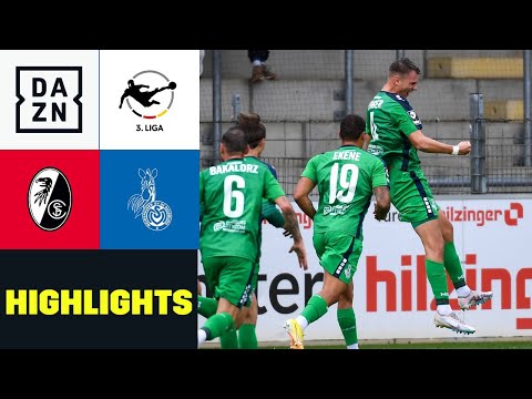 Traumtor vom Innenverteidiger: SC Freiburg II - MSV Duisburg | 3. Liga | DAZN Highlights