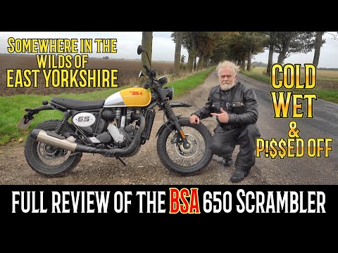 BSA 650 Scrambler full honest review. Getting down & dirty in East Yorkshire!