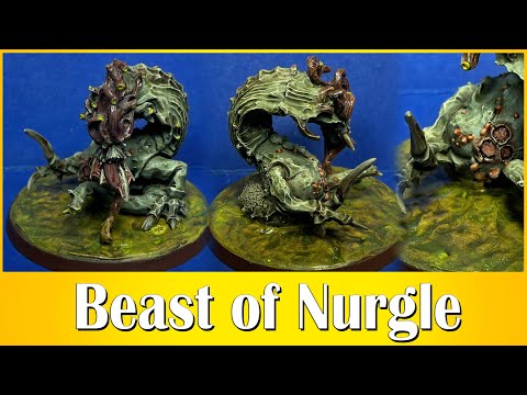 Joyful Painting - Nurgle - A Green Beast of Nurgle