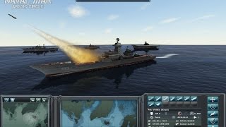 Масштабная Битва Современного Военно Морского Флота России и США ! Naval War: Arctic Circle