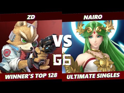Glitch 6 SSBU -  Demise | ZD (Fox) VS  NRG | Nairo (Palutena) Smash Ultimate Winner's Top 128