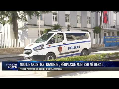 Berat, policia procedon në gjendje të lirë 4 persona
