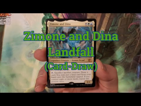 MTG Burgeoning Episode 1377:  Zimone and Dina Landfall EDH Jumpstart Commander Cube Pack