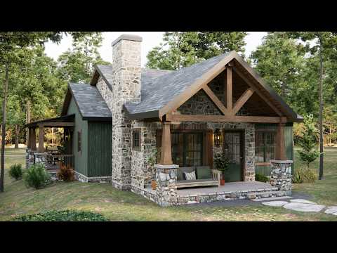29'x39' (9x12m) A One-Story Home That Will Wow You | Small House Ideas