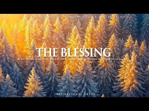 The Blessing With God | 24/7 Instrumental Worship & Scriptures & Winter Nature ❄ Inspirational CKEYS