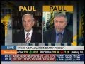 Ron Paul vs. Paul Krugman on Bloomberg TV.
