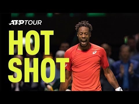 Hot Shot: Monfils Outlasts Medvedev In Brutal Rally In Rotterdam 2019