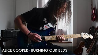 Alice Cooper - Burning Our Beds (Joe Satriani) Solo Cover by Sacha Baptista