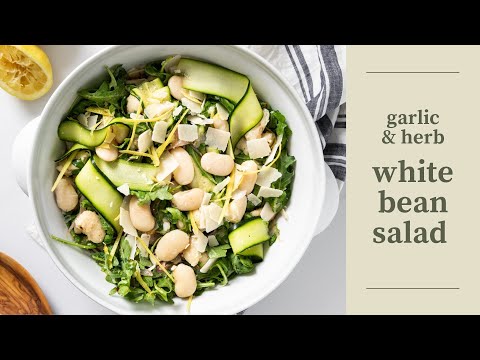 Garlic & Herb White Bean Salad