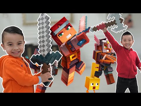 Minecraft In Real Life Fun With CKN Toys