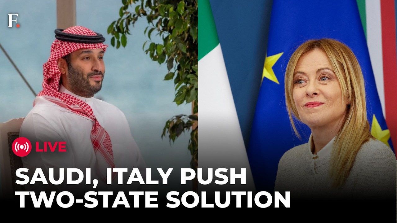 Two State Solution Talks LIVE: Italy, Saudi Arabia Back Two State Solution For Israel and Palestine