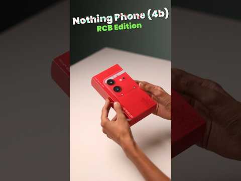 Thumbnail for RCB EDITION Nothing Phone 4b ASMR Unboxing!