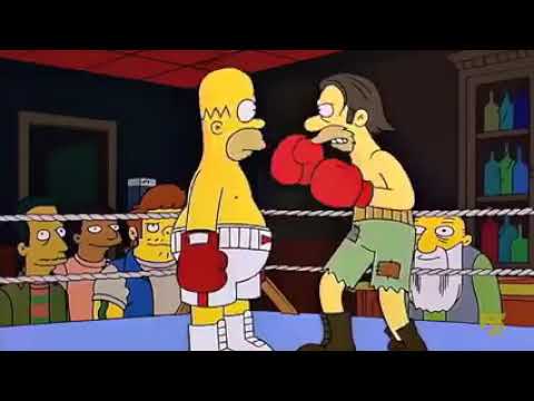 Homero es boxeador