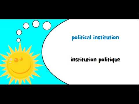 THE FRENCH SUMMER SCHOOL #One word one theme = Institutions