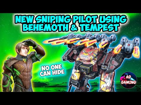 NEW SNIPER LEGENDARY PILOT - Is It Worth It? - BEHEMOTH TEMPEST Gameplay - War Robots MK2 WR