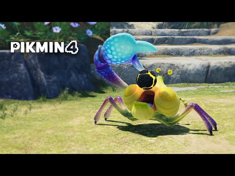 Tricking Pikmin enemies into eating bombs (Pikmin 4)