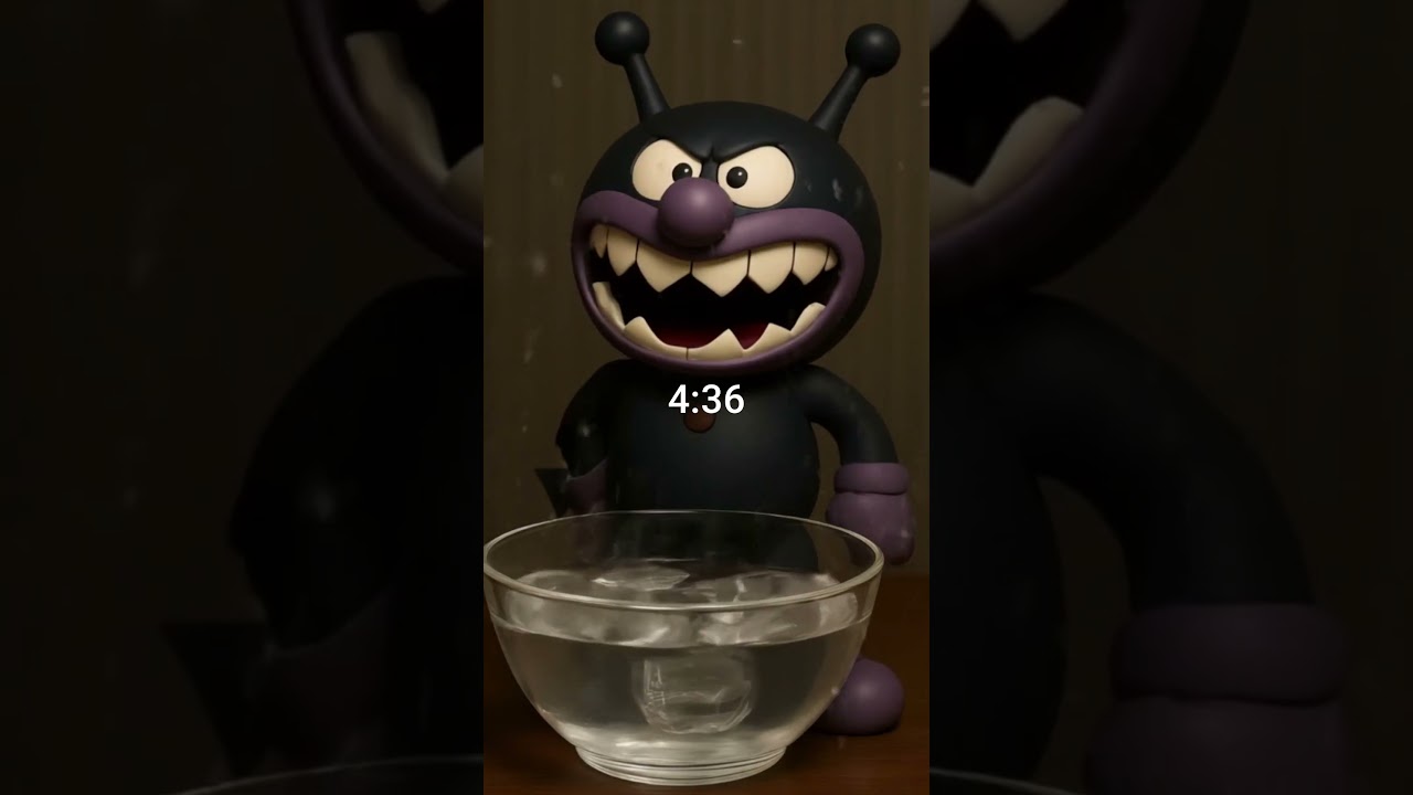 バイキンマンのたいへんすぎるモーニングルーティン！