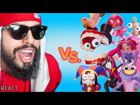 The Amazing Digital Circus VS. Mussa - BATALHA DE RAP *insanas! | REACT