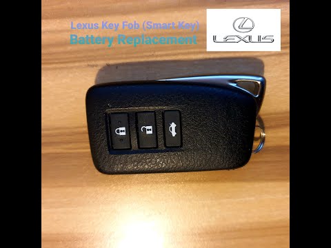 How to replace Lexus Key Fob Battery for IS 250, IS 300, IS 300H, IS 350, GS 350