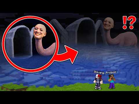 WE GOT ATTACKED BY SEA EATER MONSTER IN MINECRAFT !!