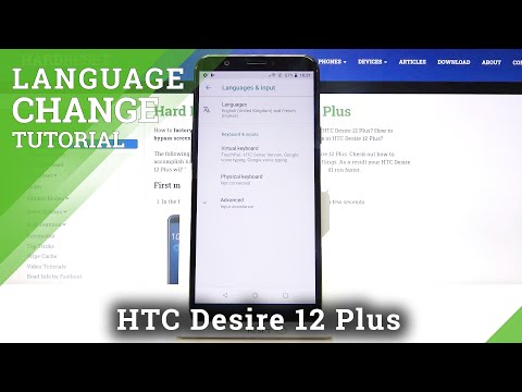 Change Language on HTC Desire 12 Plus