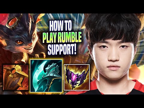 LEARN HOW TO PLAY RUMBLE SUPPORT LIKE A PRO! - T1 Keria Plays Rumble SUPPORT vs Renata!