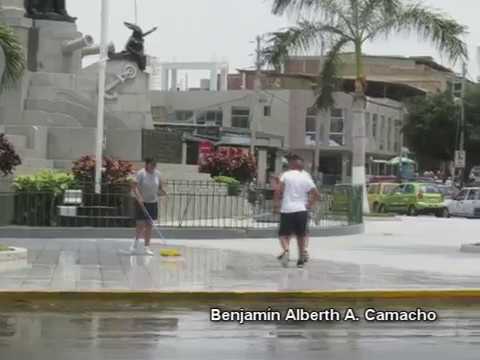 Limpieza del Ovalo Grau - Piura