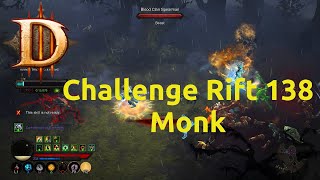 Diablo 3 - Challenge Rift - Challenge 138 - Monk - Completed