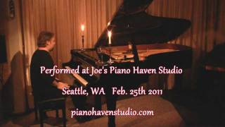 Joe Bongiorno performs Melancholy Morning - New Age solo piano, Kawai RX-7