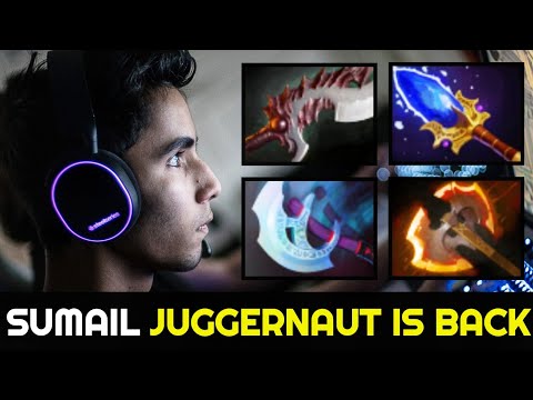 SUMAIL back to his OLD Signature Hero - Aghanim Scepter Juggernaut 7.27 Dota 2