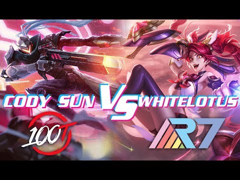 R7 Whitelotus Jinx vs Lucian 100T Cody Sun | Ranked Na | Temporada 8