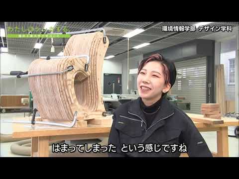 わたしはシンカする。環境情報学部 デザイン学科