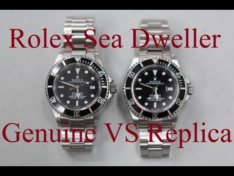 Fake VS Real Rolex Sea Dweller