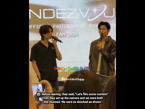 Thun Pond & Papa sharing their experience of hearing their kid's first words 😍 #pondphuwin #permpoon