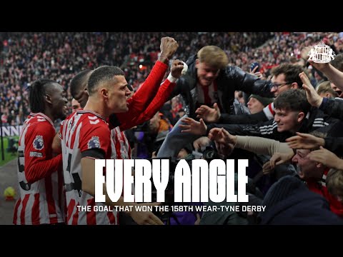 Every Angle | The Goal That Won The 158th Wear-Tyne Derby | Sunderland AFC 1-0 Newcastle United