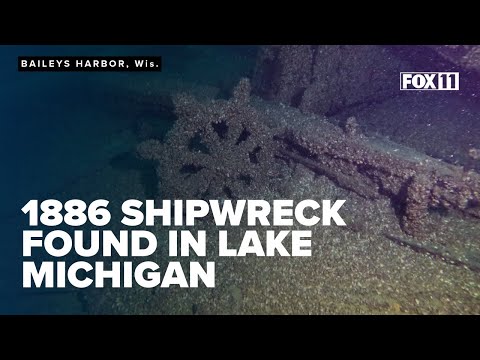 Underwater video: 1886 shipwreck of F.J. King found in Lake Michigan off Wisconsin's Door County