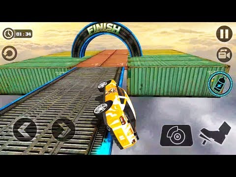 Impossible Stunt Car Tracks 3D ( ios / Android Gameplay ) | Friction Games