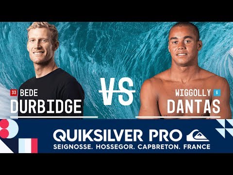 Bede Durbidge vs. Wiggolly Dantas - Round Two, Heat 12 - Quiksilver Pro France 2017