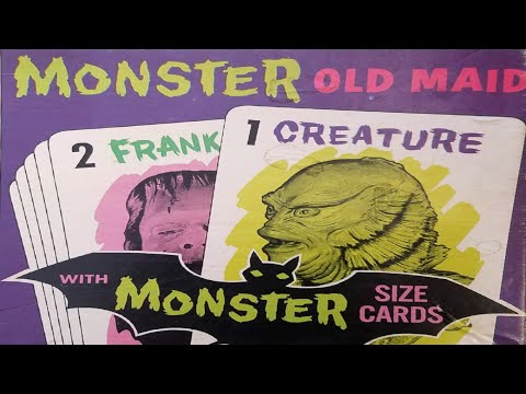 Board Game Archaeology #26 MONSTER Old Maid (1964) by Milton Bradley