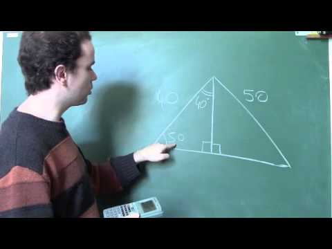 Étudier un triangle quelconque (Trigonométrie XVII)